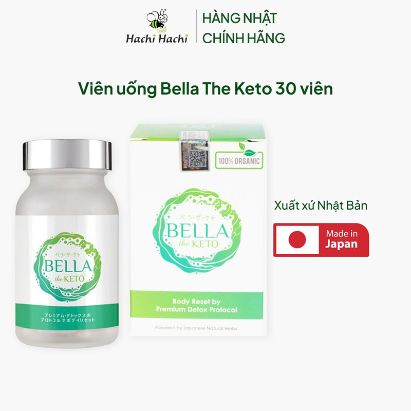TPBVSK: Viên uống Bella The Keto Nhật Bản 30 viên, tăng đề kháng, sức khỏe, tiêu hóa khỏe mạnh thương hiệu ITOH KANPO SEIYAKU