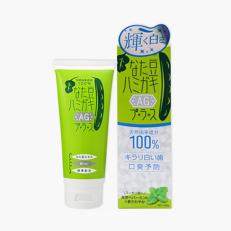 Kem đánh răng Nhật Bản làm trắng răng, chống hôi miệng Natamame ion Bạc 150g
