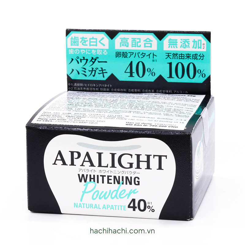 Bột trắng răng Apalight Nhật Bản Brain Cosmos 26g thương hiệu BRAIN COSMOS