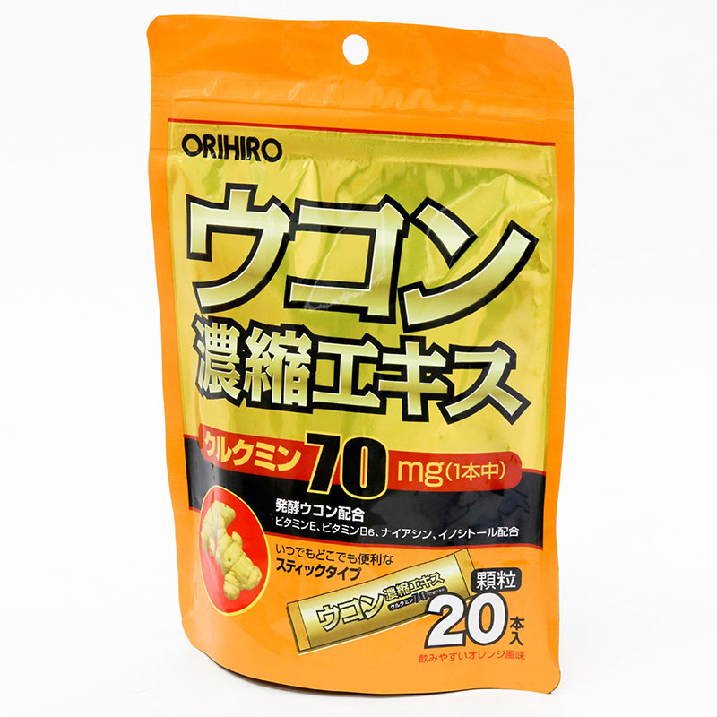 Tinh bột nghệ Nhật Bản Orihiro Ukon turmeric concentrate extract granule 30g (1.5gx 20 gói) thương hiệu ORIHIRO