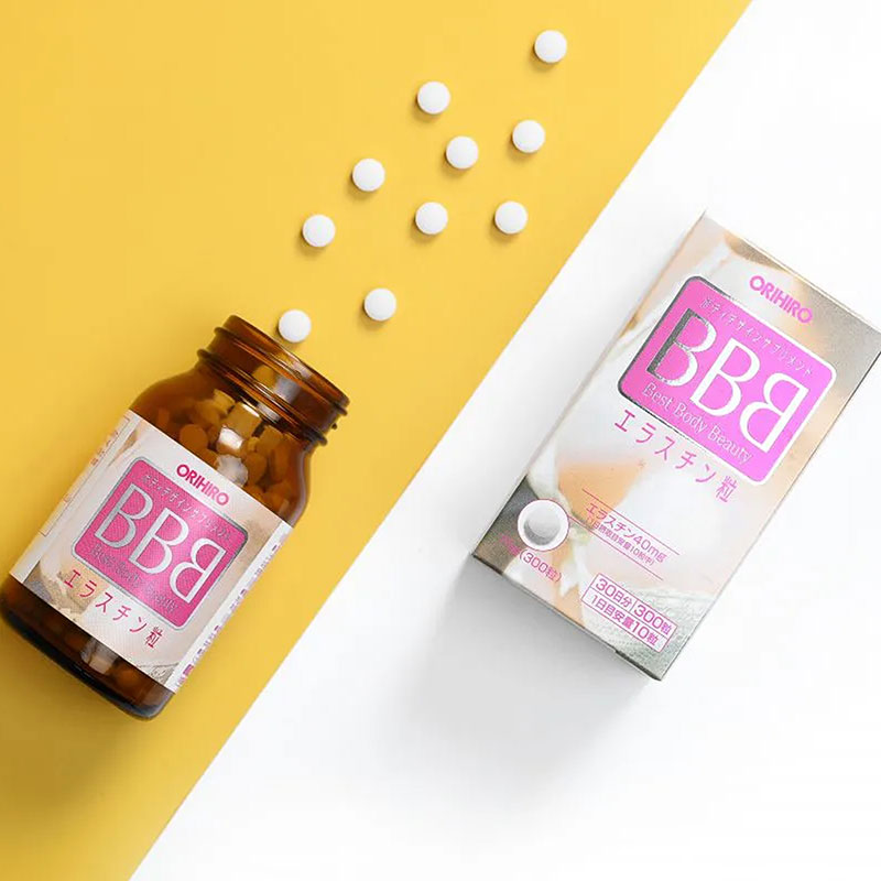 TPBVSK: Viên uống Orihiro BBB Nhật Bản 300 viên, tăng nội tiết tố nữ, hạn chế lão hóa, da sáng mịn thương hiệu ORIHIRO