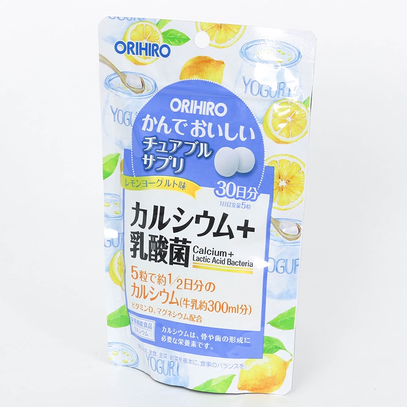 TPBS: Viên nhai Orihiro Calcium + Lactic Acid Bacteria 150 viên thương hiệu ORIHIRO