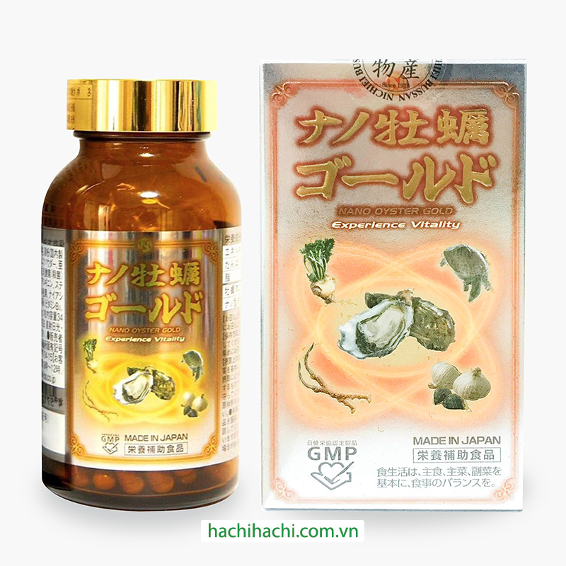 TPBVSK: Viên uống Nano Oyster Gold Nhật Bản 120 viên, bổ sung chiết xuất hàu, tăng sức khỏe