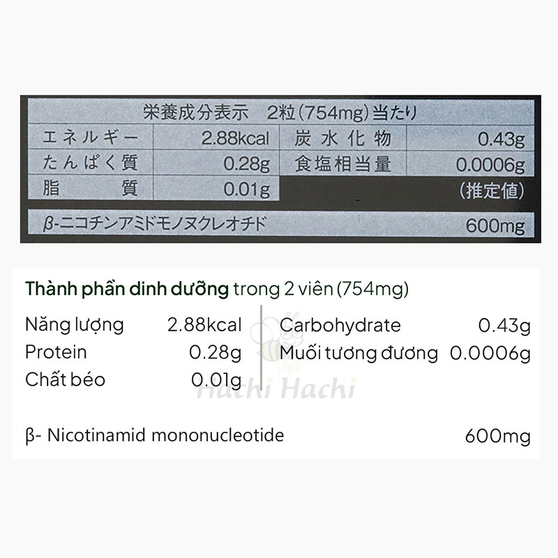 TPBVSK: Viên uống Nichiei NMN+27000 Nhật Bản 90 viên, hỗ trợ chống lão hoá da thương hiệu 