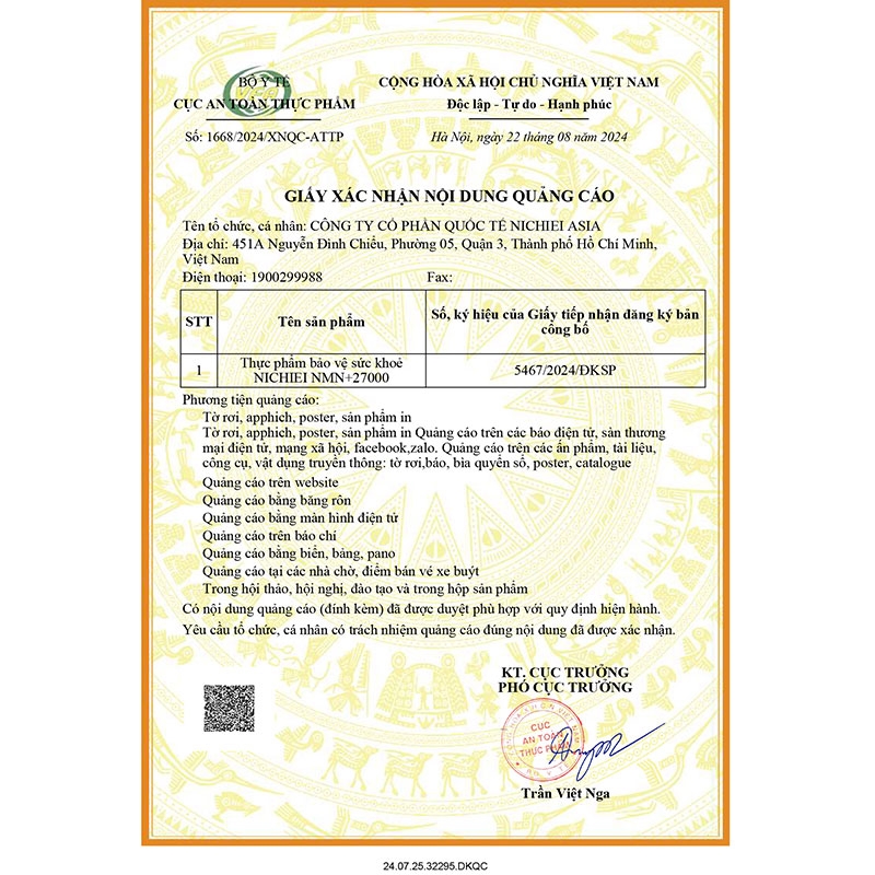 TPBVSK: Viên uống Nichiei NMN+27000 Nhật Bản 90 viên, hỗ trợ chống lão hoá da thương hiệu 