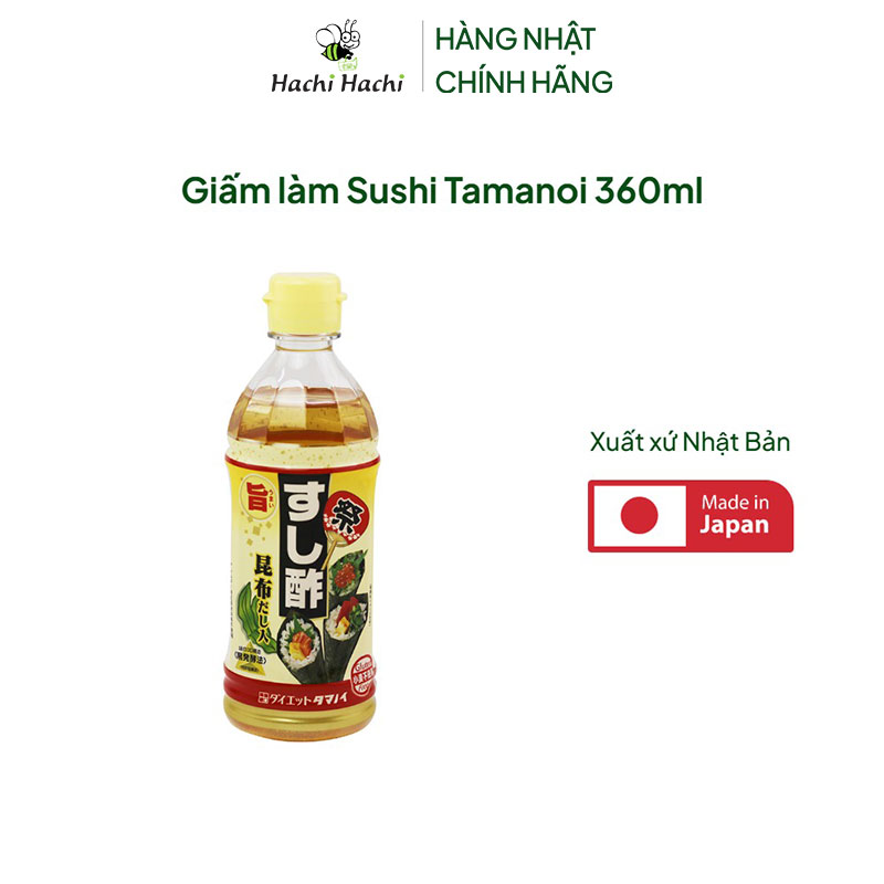 Giấm làm Sushi Tamanoi 360ml thương hiệu TAMANOI VINEGAR