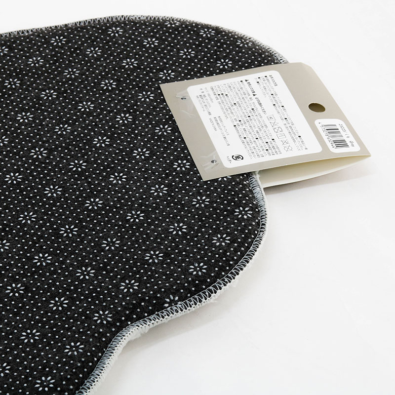 Thảm chùi chân chống trượt hình đám mây 60x35cm (Xám) thương hiệu 