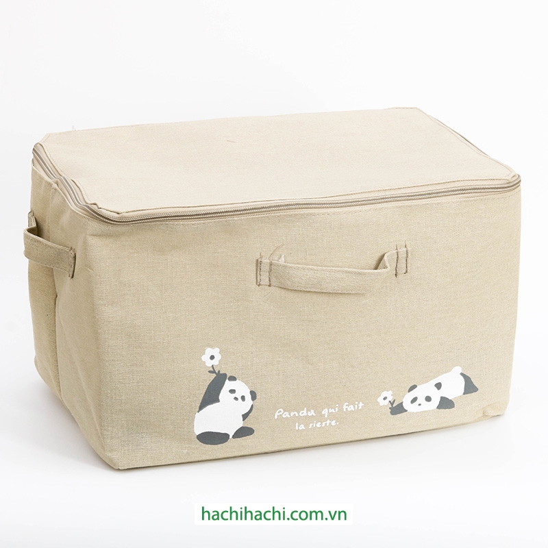 Hộp vải đựng đồ đa năng gấp gọn 38x26cm  thương hiệu 