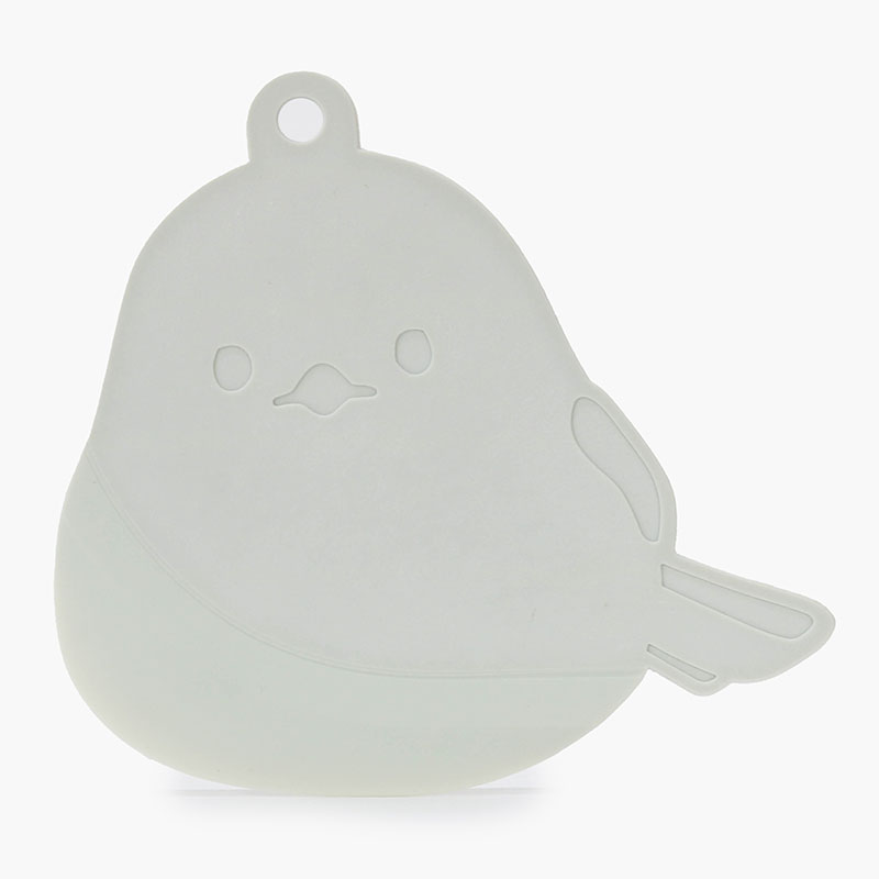 Miếng cạo vệ sinh nồi chảo, vật dụng nhà bếp silicone 2 cái hình chim Shimaenaga thương hiệu 