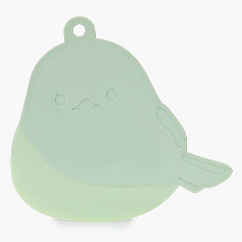 Miếng cạo vệ sinh nồi chảo, vật dụng nhà bếp silicone 2 cái hình chim Shimaenaga thương hiệu 