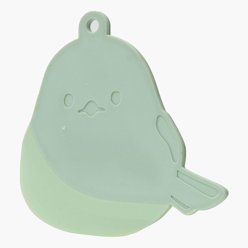 Miếng cạo vệ sinh nồi chảo, vật dụng nhà bếp silicone 2 cái hình chim Shimaenaga thương hiệu 