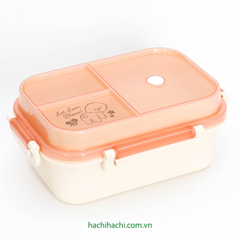 Hộp nhựa đựng thực phẩm chia 4 ngăn 1L  thương hiệu 