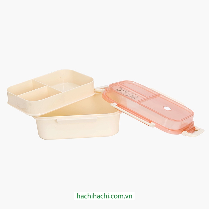Hộp nhựa đựng thực phẩm chia 4 ngăn 1L  thương hiệu 