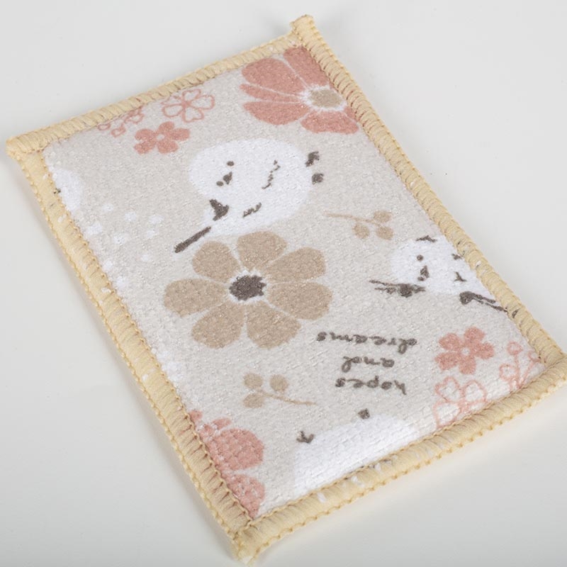 Mút rửa chén bọc vải microfiber 8 cái hình chim Shimaenaga thương hiệu 