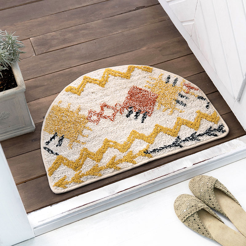 Thảm chùi chân chống trượt phong cách Berber 60x40cm thương hiệu 