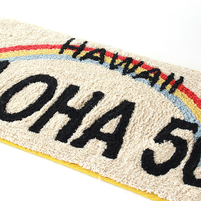 Thảm chùi chân chống trượt Hawaii Aloha 60x30cm thương hiệu 