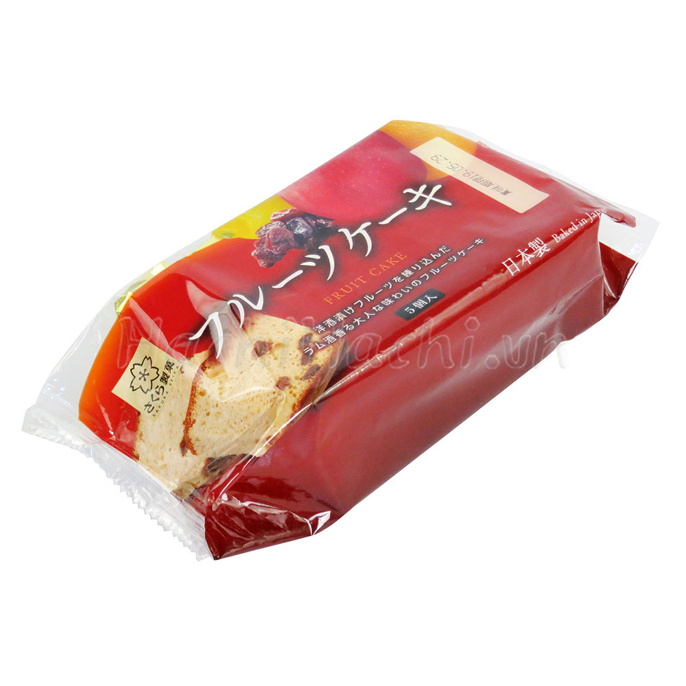 Bánh bông lan trái cây Sakura  235g (5 cái) thương hiệu H FOOD ENTERTAINMENT