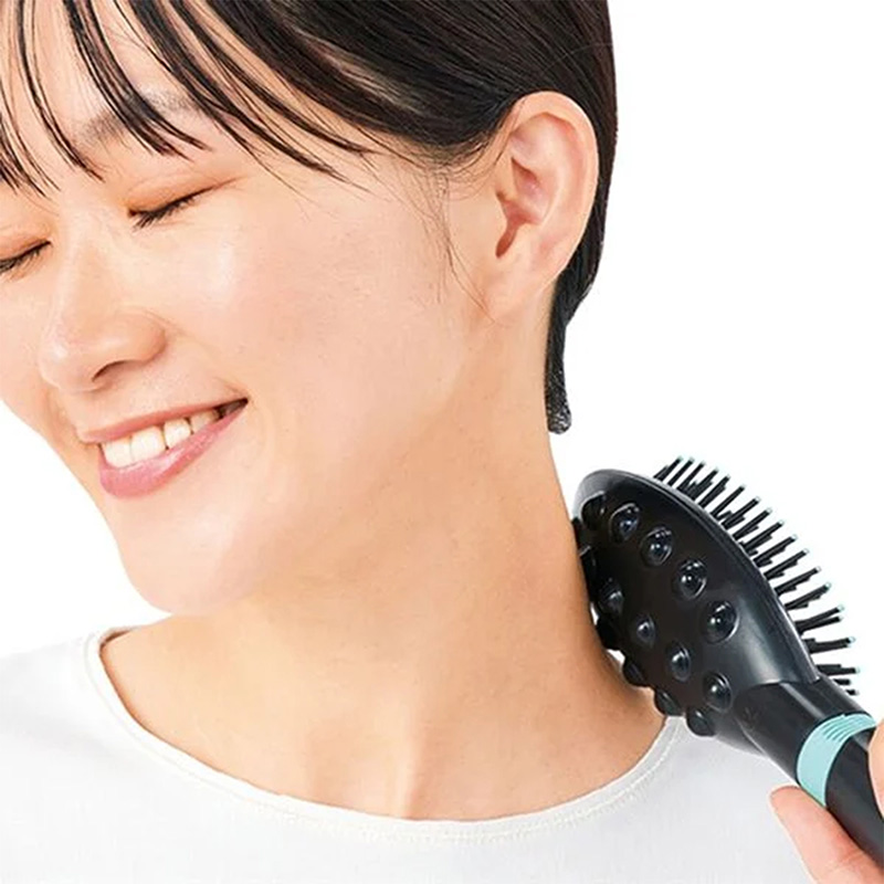 Lược chải massage da đầu, cổ vai gáy, toàn thân dùng pin Relafy thương hiệu 