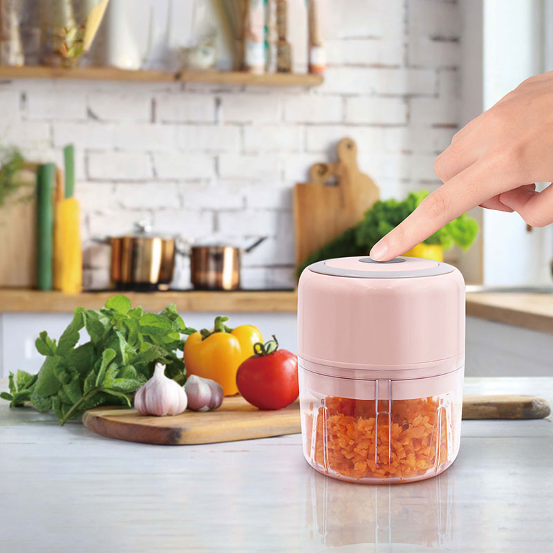 Máy xay tỏi ớt, rau củ đa năng cầm tay mini sạc USB Type C Rapicori thương hiệu 
