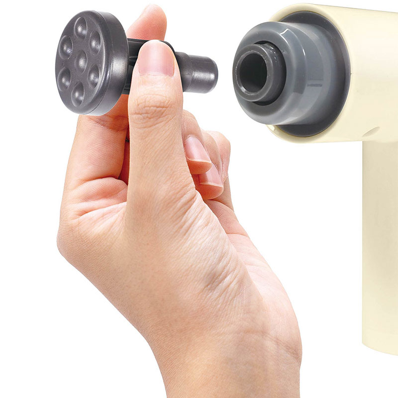 Máy massage cầm tay đấm bóp cổ vai gáy, toàn thân 4 kiểu đầu massage, sạc USB Relafy thương hiệu 