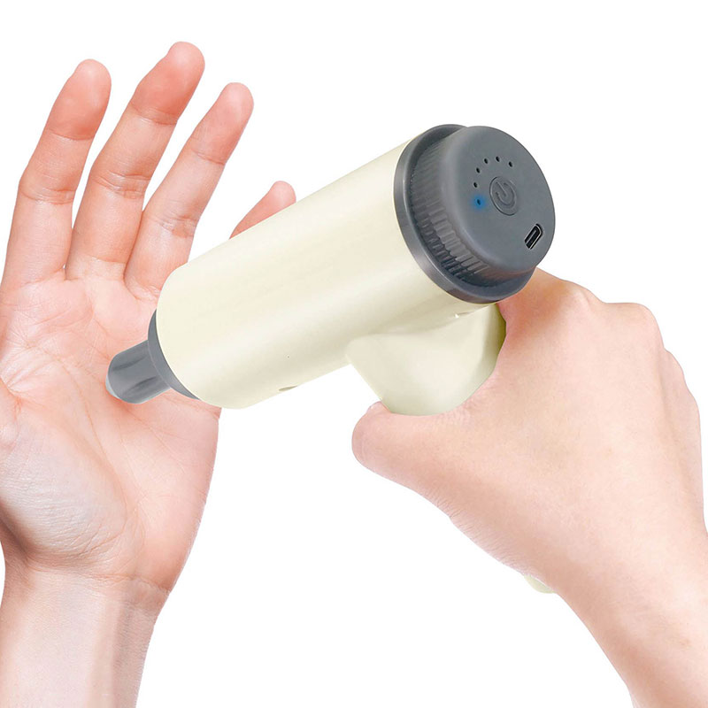 Máy massage cầm tay đấm bóp cổ vai gáy, toàn thân 4 kiểu đầu massage, sạc USB Relafy thương hiệu 