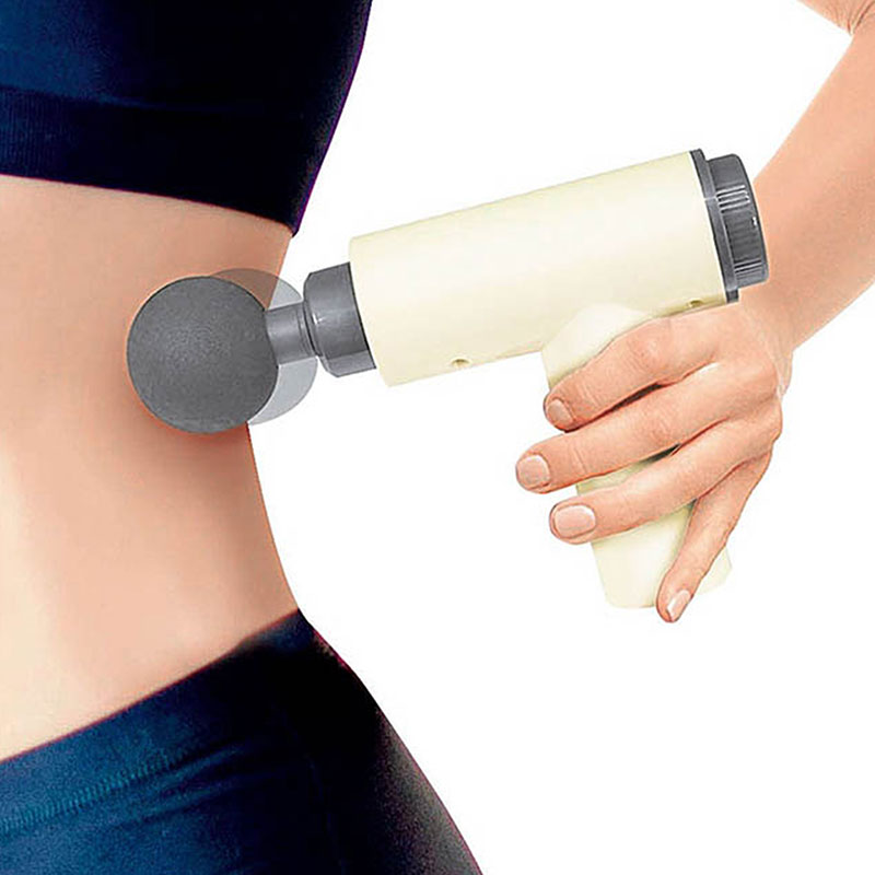 Máy massage cầm tay đấm bóp cổ vai gáy, toàn thân 4 kiểu đầu massage, sạc USB Relafy thương hiệu 