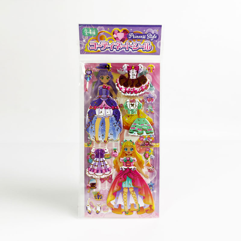 Sticker dán trang trí hình búp bê thời trang (Nhiều mẫu)-Giao mẫu ngẫu nhiên thương hiệu HIROICHI