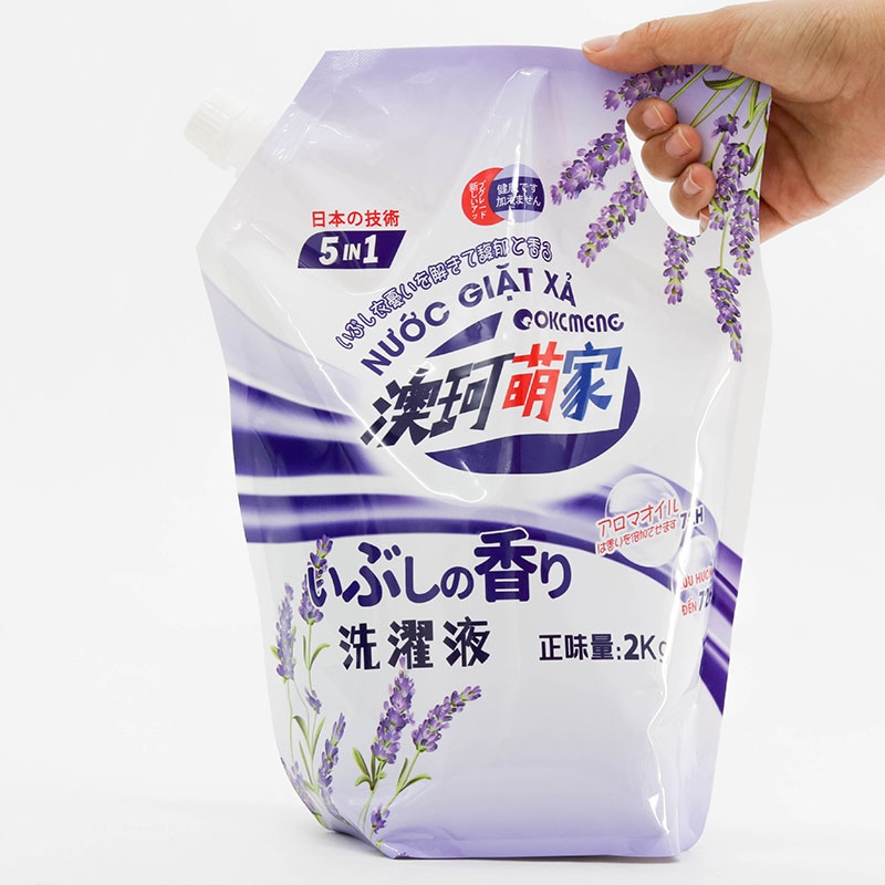Nước giặt Okcmeng hương Lavender Avatar 2kg, lưu hương dài lâu thương hiệu 