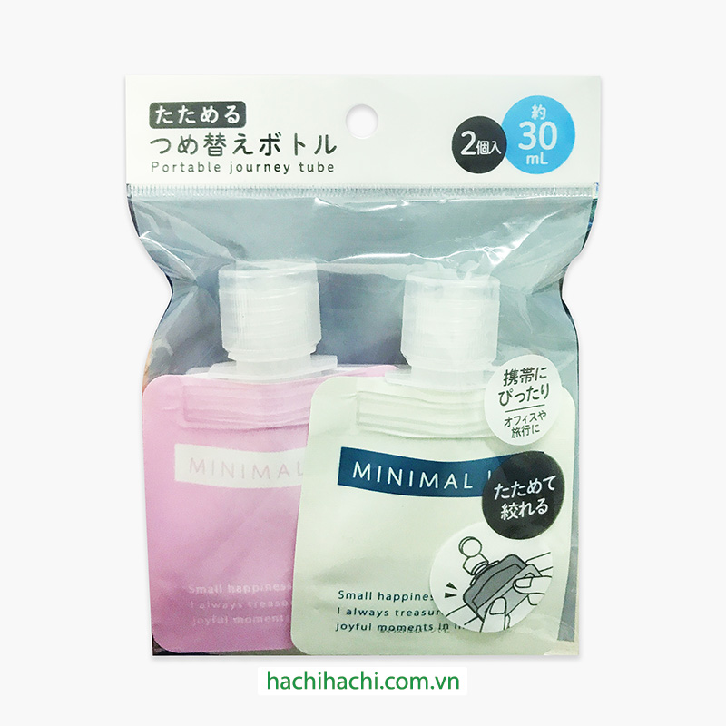 Bộ chiết mỹ phẩm 30mlx2 dạng túi 