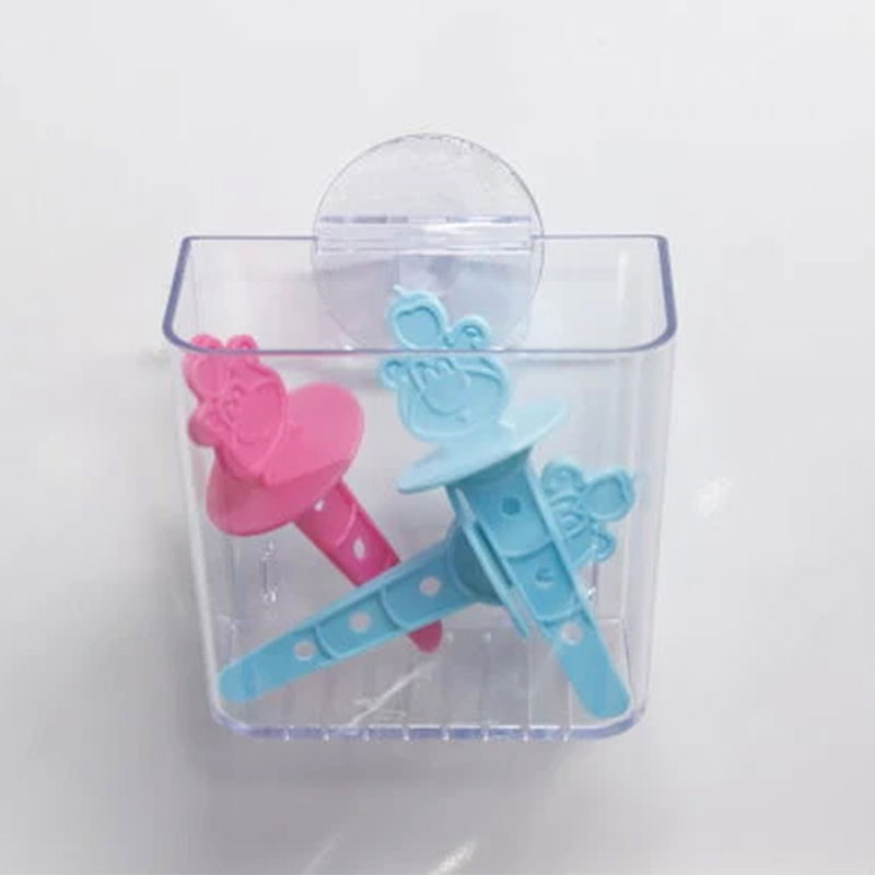 Ống đựng đũa muỗng, hộp đựng đũa, giá để đũa 2 way có quai treo & móc hít 9x9.6cm thương hiệu IP SYSTEM