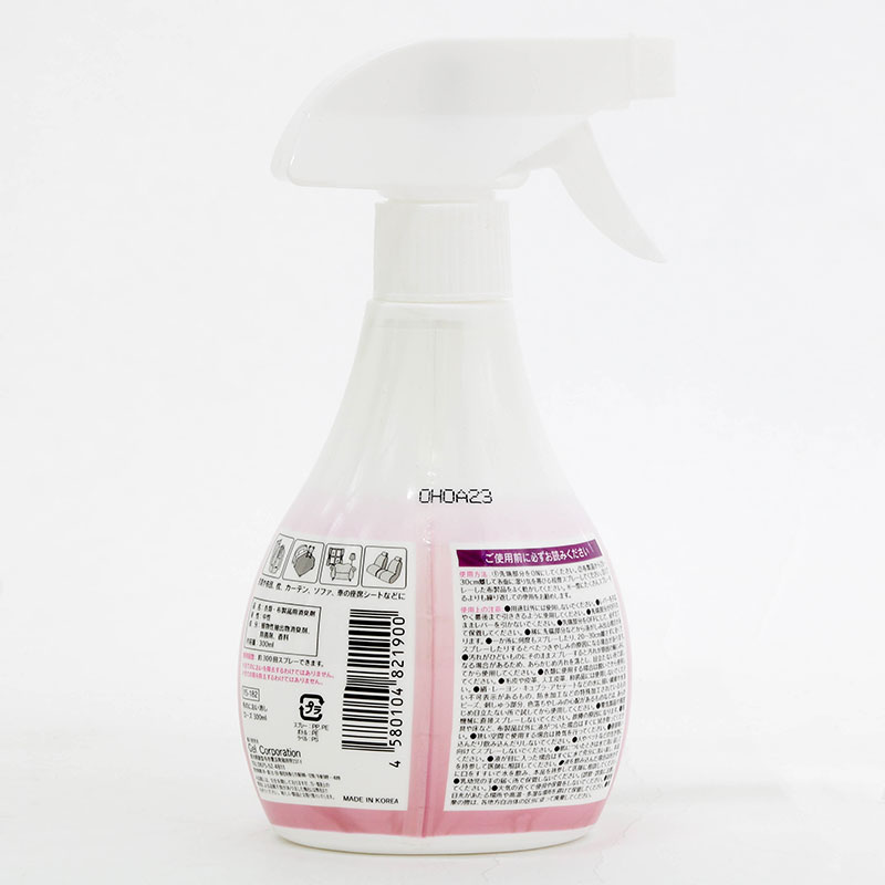 Xịt khử mùi kháng khuẩn làm thơm vải & quần áo hương hoa hồng 300ml thương hiệu GEL CORPORATION