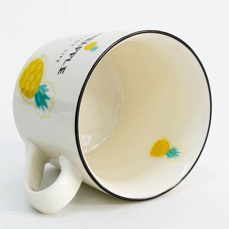 Ly sứ 440ml có quai, hình trái cây (Nhiều mẫu)-Giao mẫu ngẫu nhiên thương hiệu HORIKOSHI