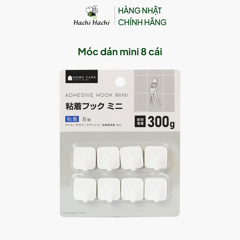 Móc dán mini 8 cái thương hiệu WATER LIGHT
