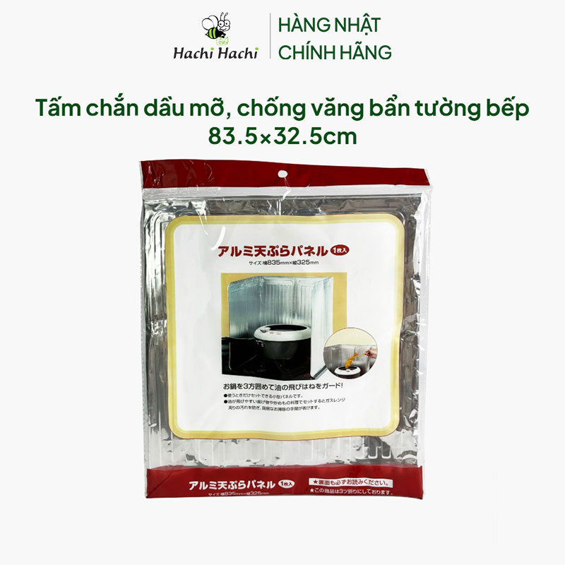 Tấm chắn dầu mỡ, chống văng bẩn tường bếp 83.5x32.5cm thương hiệu 