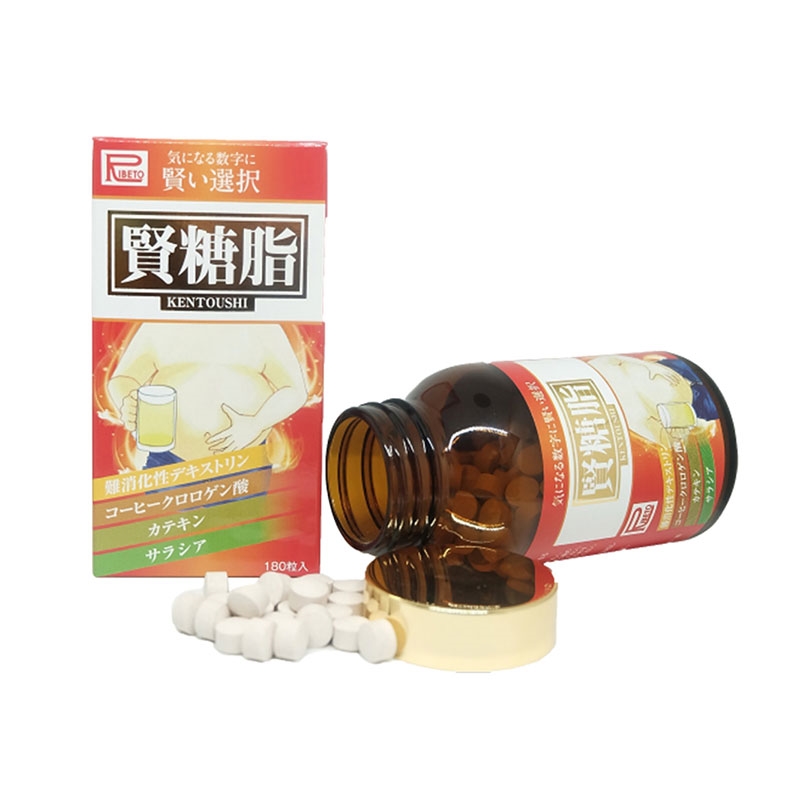 TPBVSK: Viên uống Kentoushi 180 viên (Giảm mỡ máu, giảm cân) thương hiệu 