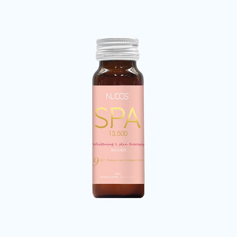 TPBVSK: Nước uống Nucos Spa 13500 Nhật Bản 50mlx10 chai, bổ sung Collagen da đàn hồi, sáng mịn, ngừa lão hoá thương hiệu NUCOS