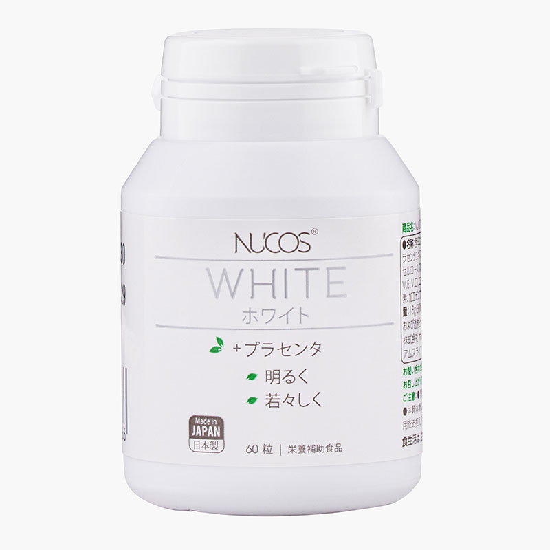 TPBVSK: Viên uống Nucos White Nhật Bản 60 viên, giảm thâm nám, lão hóa, dưỡng sáng da, chống nắng bảo vệ da thương hiệu NUCOS