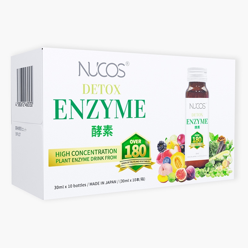 TPBS: Nước uống Detox lên men  Nhật Bản Nucos Detox Enzyme 30mlx10 chai thương hiệu NUCOS