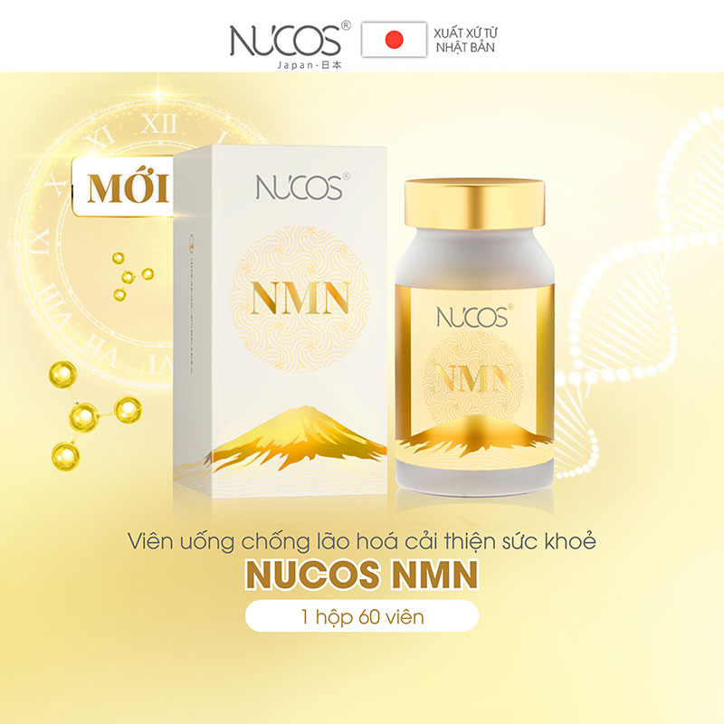 TPBVSK: Viên uống Nucos NMN Nhật Bản 60 viên, chống lão hóa, làm đẹp da thương hiệu NUCOS