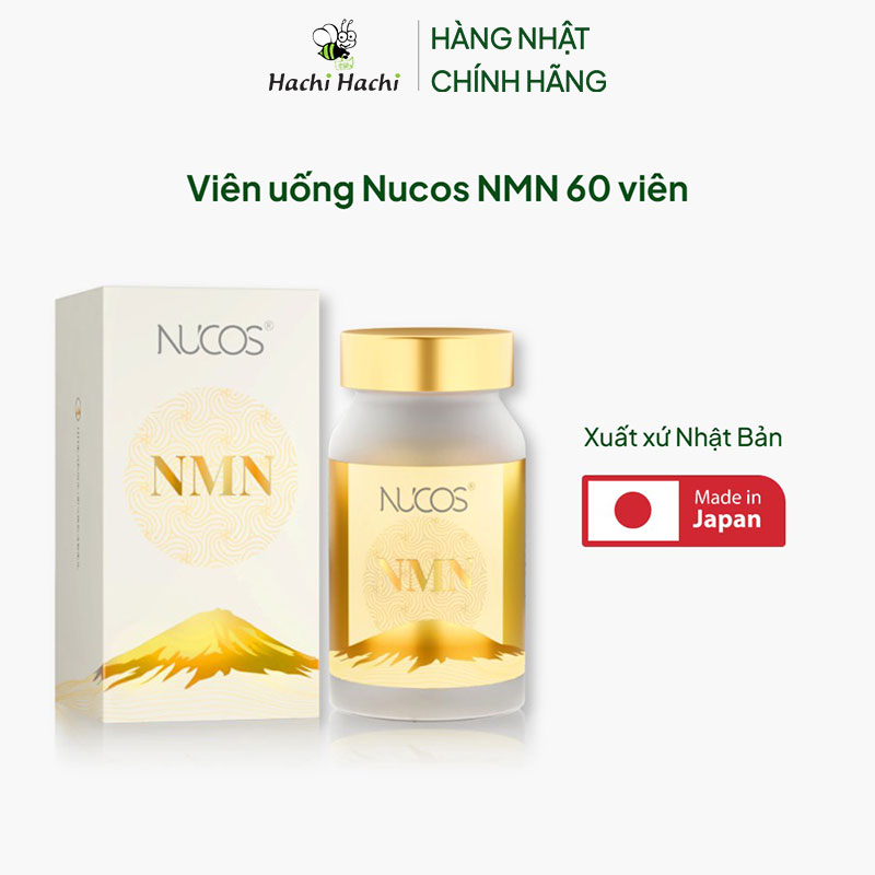 TPBVSK: Viên uống Nucos NMN Nhật Bản 60 viên, chống lão hóa, làm đẹp da thương hiệu NUCOS
