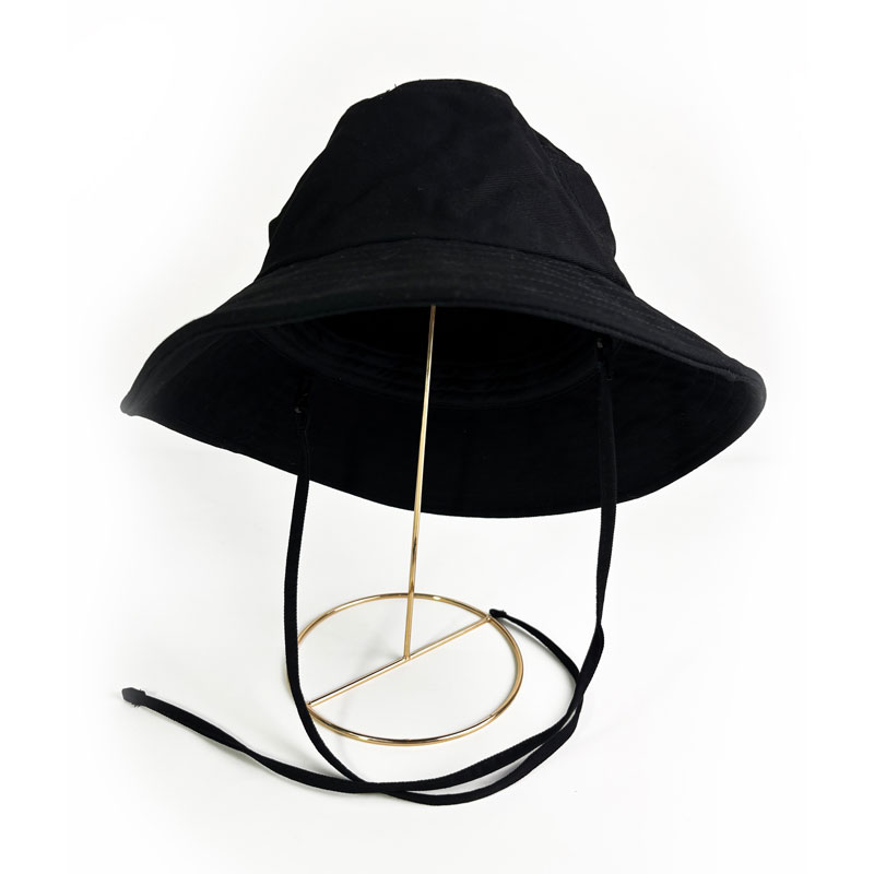 Nón Bucket có dây quai đeo (Đen), Free size thương hiệu 