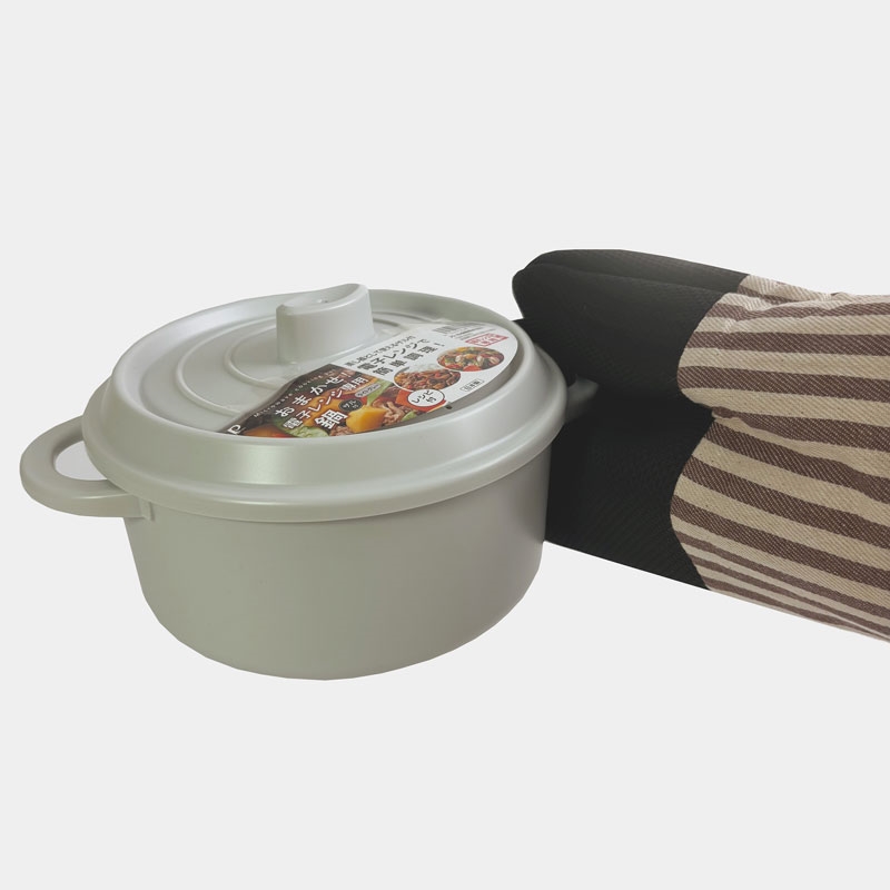 Bao tay nhấc nồi chống trượt (Đen nâu sọc) thương hiệu 