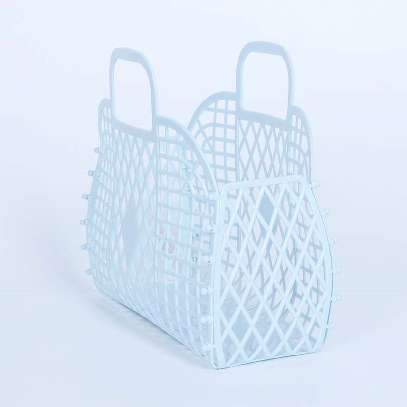 Giỏ nhựa gấp gọn 26x23cm (Xanh) thương hiệu 