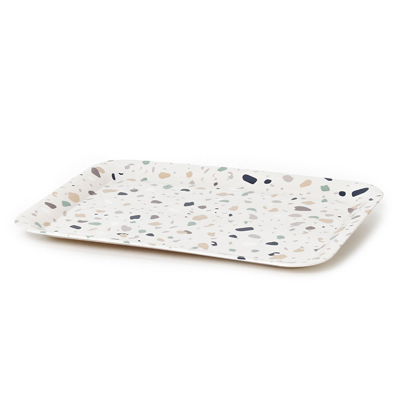 Khay nhựa chữ nhật 18x25cm (Nhiều mẫu) thương hiệu 