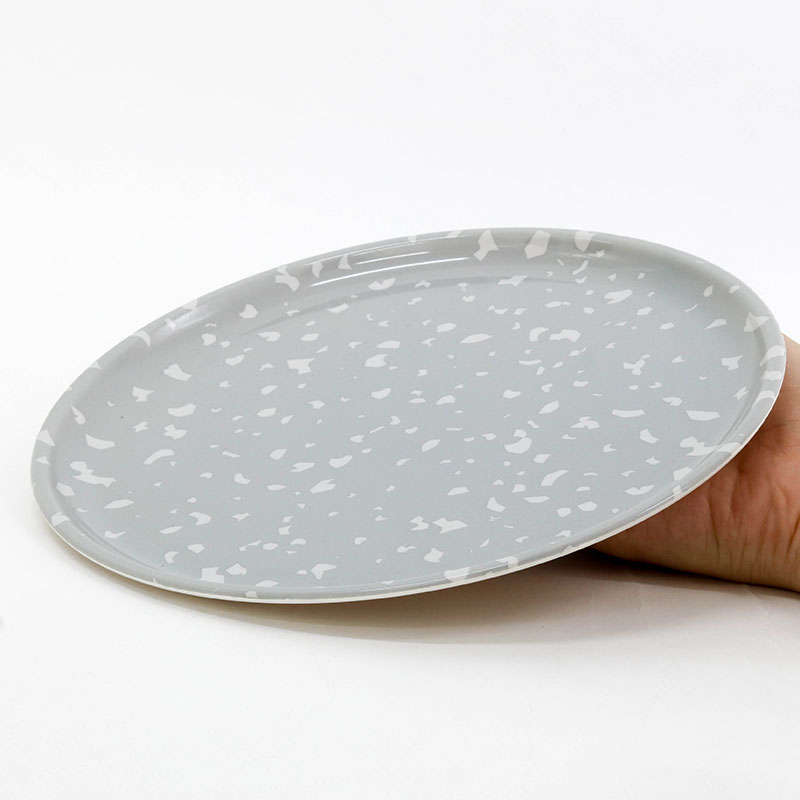 Khay nhựa tròn 22cm thương hiệu 