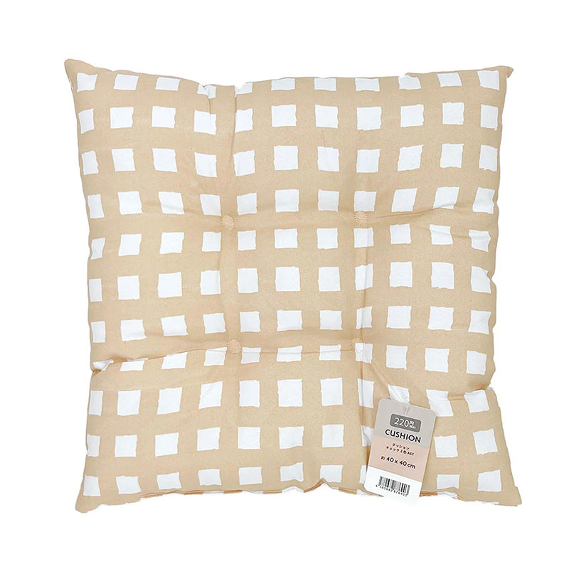 Gối đệm 40x40cm Sọc ca rô (Nhiều mẫu)-Giao mẫu ngẫu nhiên thương hiệu 