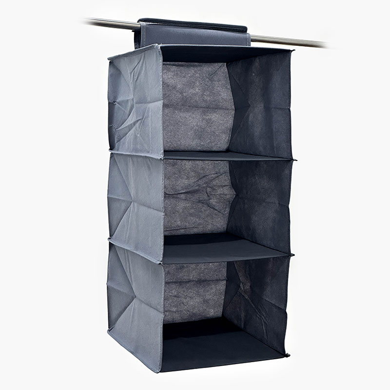 Túi treo tủ quần áo gấp gọn 3 ngăn 30x64cm thương hiệu 