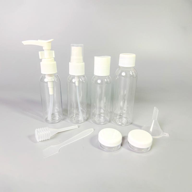 Bộ chiết mỹ phẩm 9 món kèm túi đựng thương hiệu 
