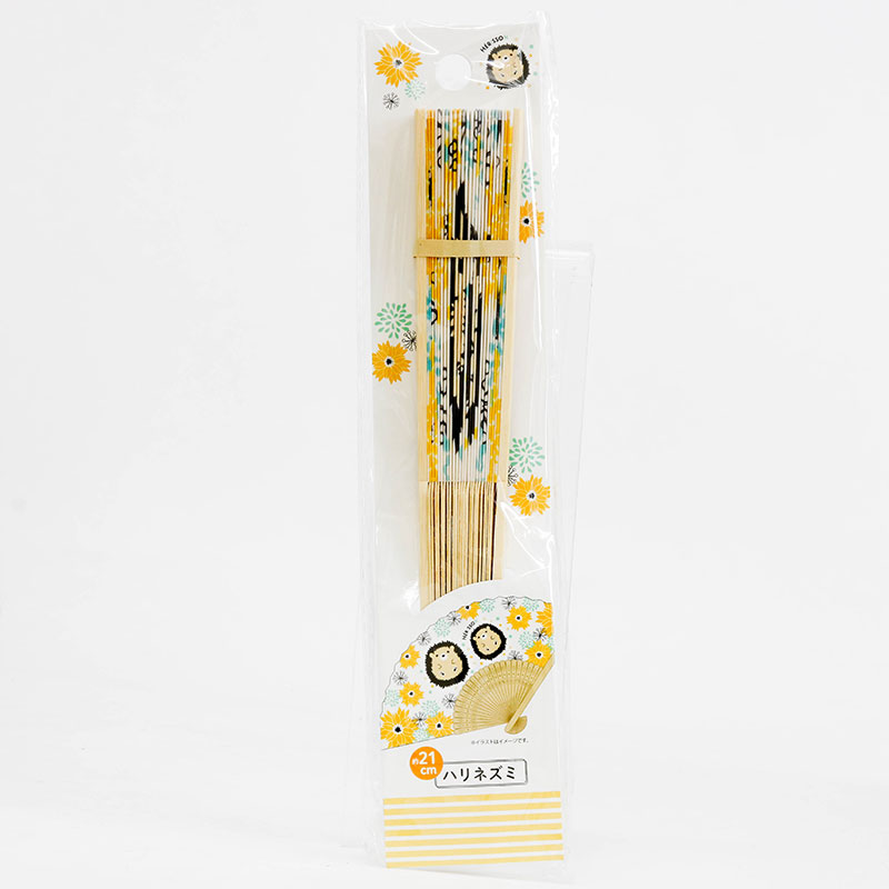 Quạt xếp 21cm hình Nhím thương hiệu 
