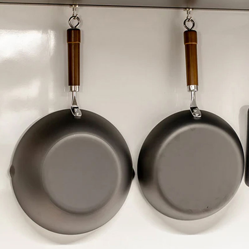 Chảo sắt Nhật Bản cao cấp Kou Tetsu chống gỉ sét 28cm Sâu lòng, dùng được bếp từ thương hiệu 